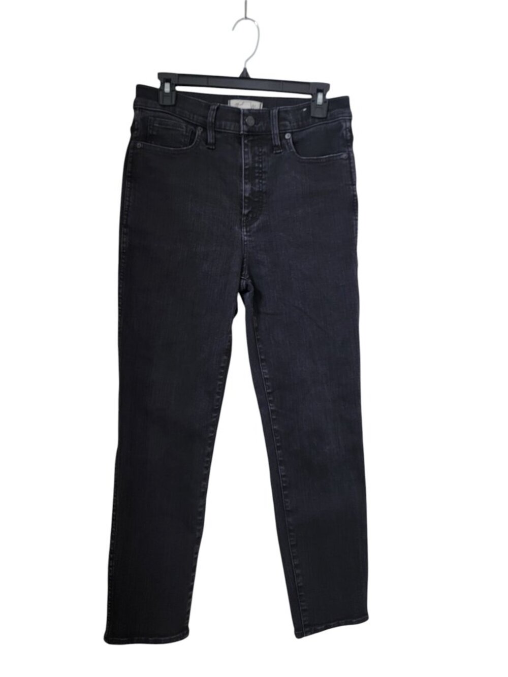 Madewell Size 30 Washed Black "Stovepipe" Jeans, Gently Used Condition